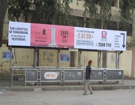 Hoardings Advertising in Mumbai, Bus Stop Ads Agency in Sion Bus Stop in Mumbai, Ad Agency, Media Planning, Media Buying